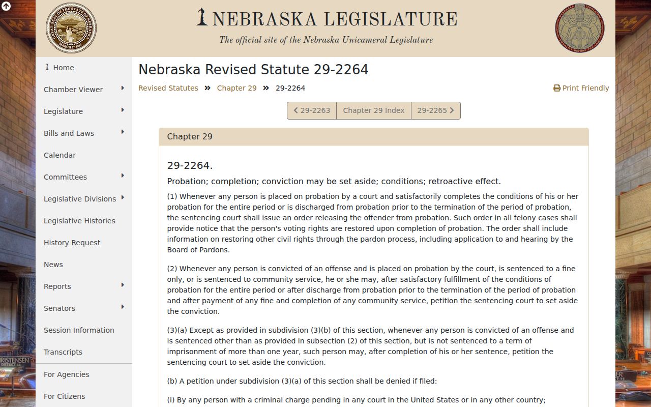 Lyons criminal records and Nebraska conviction set-aside authority
